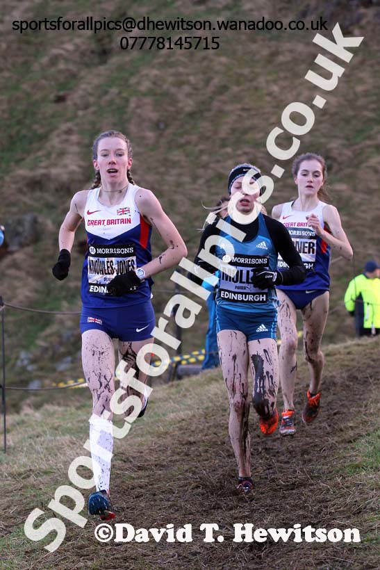 Junior womens 4k, Morrisons Great Edinburgh Cross Country. Photo: David T. Hewitson/Sports for All Pics